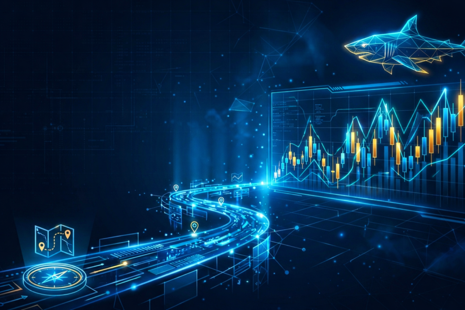 Graphique représentant les étapes du swing trading pour débutants — graphe boursier et plan d'action